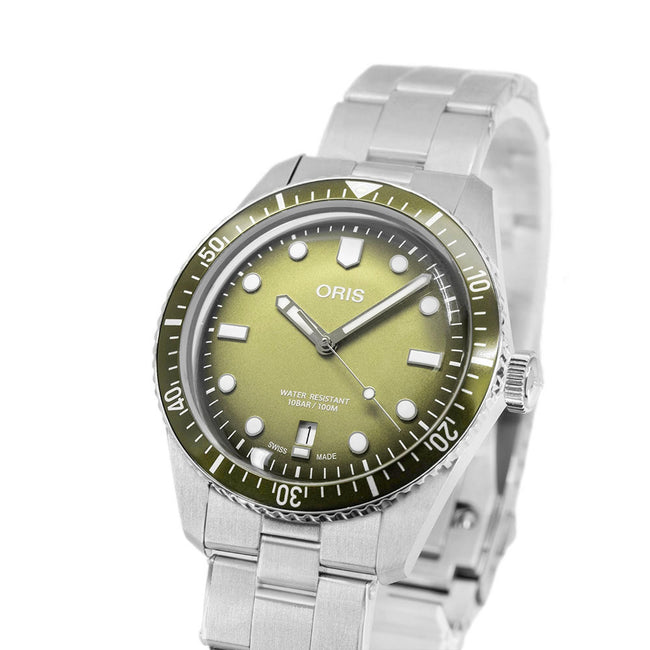 Oris 01 733 7707 4057-07 8 20 18 Divers 65 Green Dial Auto