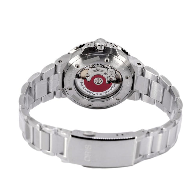 Oris 01 733 7732 4157-07 8 21 05PEB Aquis Grünes Zifferblatt Uhr