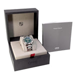 Oris 01 733 7732 4157-07 8 21 05PEB Aquis Grünes Zifferblatt Uhr