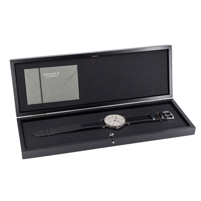 Nomos Glashutte Men's 130 Tangente Datum White Dial