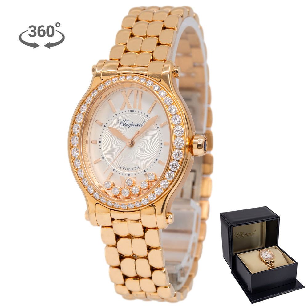 Rose Gold Chopard Uhr Chopard Ladies' 275362-5005 Happy Sport Rose