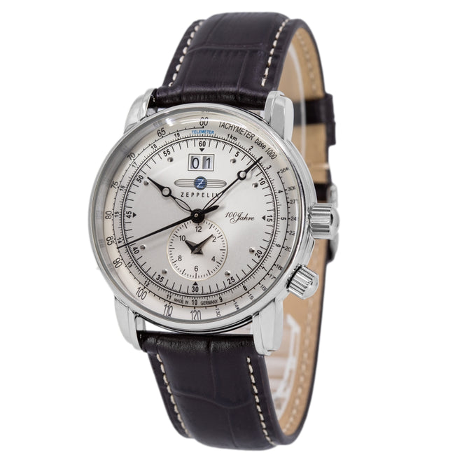 Zeppelin Men's 7640-1 100 Years Zeppelin Dual Time Quartz
