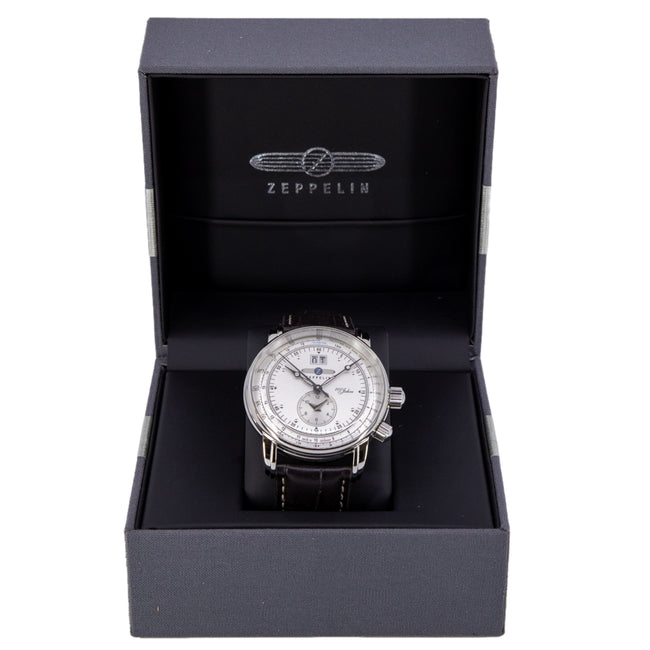 Zeppelin Men's 7640-1 100 Years Zeppelin Dual Time Quartz