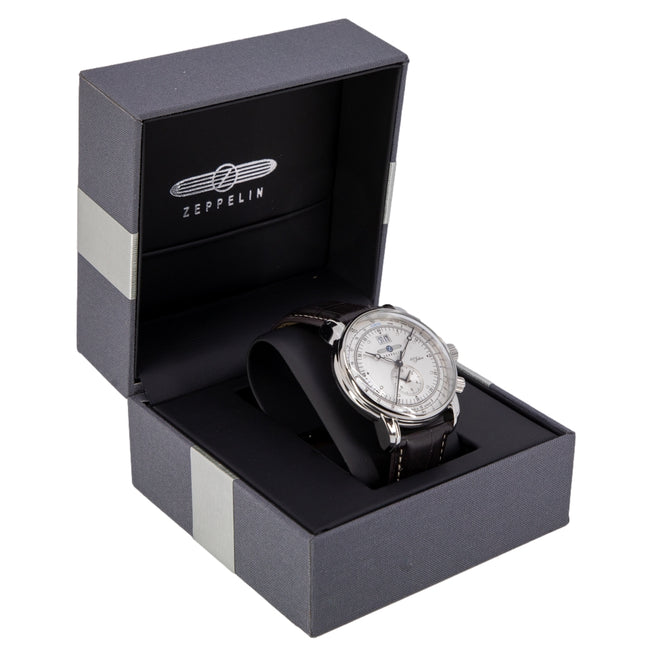 Zeppelin Men's 7640-1 100 Years Zeppelin Dual Time Quartz