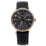Zeppelin Men's 7064-2 Hidenburg Black Dial Watch