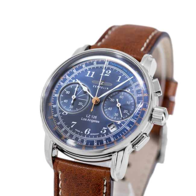 Zeppelin Men's 7614-3 LZ126 Los Angeles Quartz Chronograph