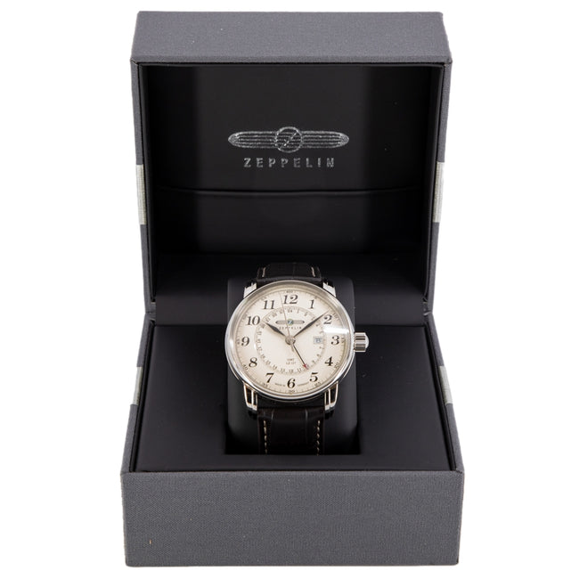 Zeppelin Men's 7642-5 LZ127 Graf Dual Time 42mm Quartz