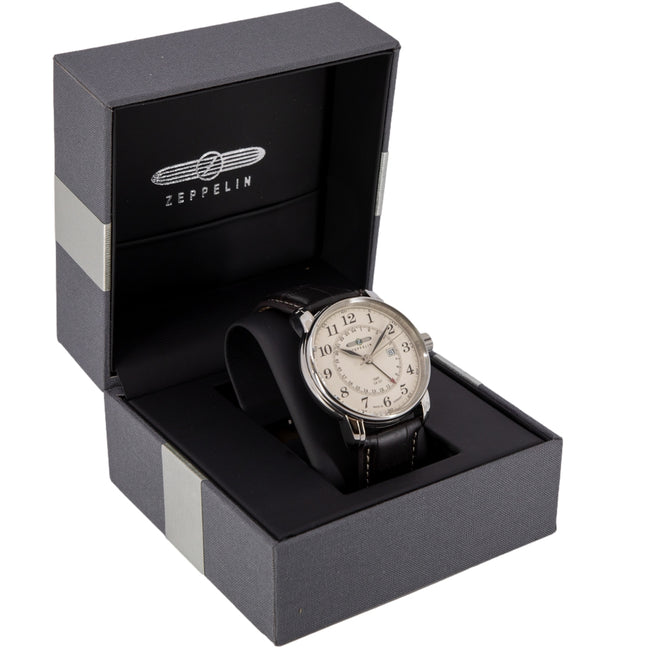 Zeppelin Men's 7642-5 LZ127 Graf Dual Time 42mm Quartz