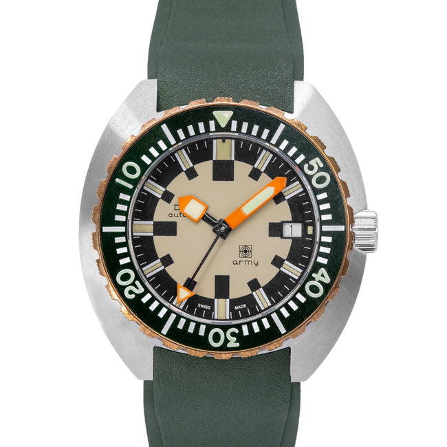 Doxa Men's 785.60.031.26 Army Bronze Bezel Auto