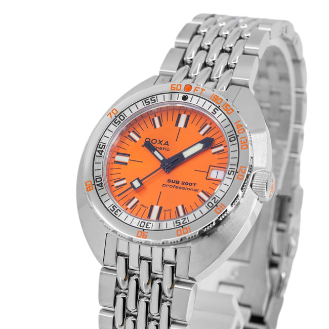 Doxa 804.10.351S.10 SUB 200T Professional Orange Dial Auto