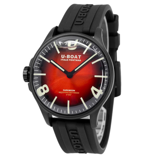 U-Boat Men's 8697/B Darkmoon Red IPB Soleil Quartz