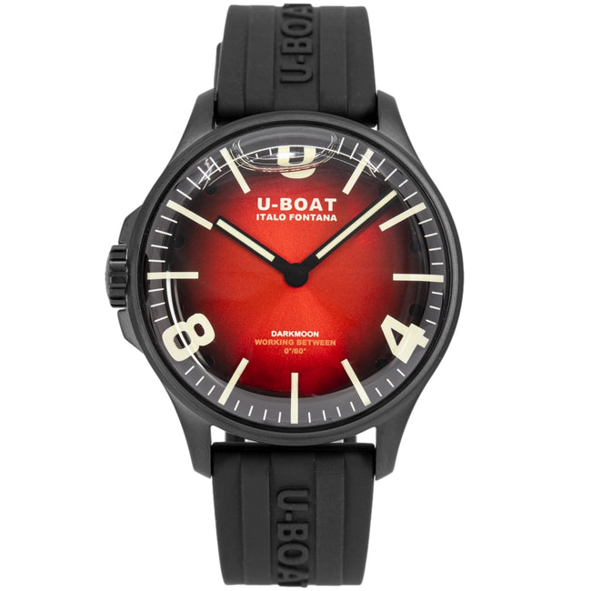 U-Boat Men's 8697/B Darkmoon Red IPB Soleil Quartz
