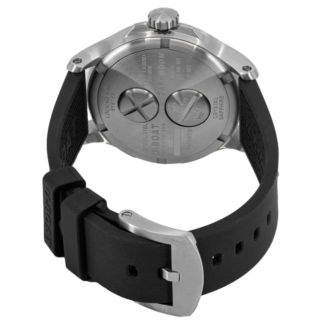 U-Boat Men's  8701/B Darkmoon 44 SS Red SS Soleil Quartz