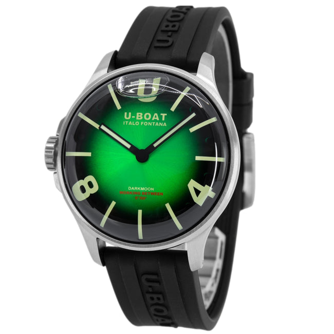 U-Boat Men's 8702/D Darkmoon 44MM Green SS SOLEIL Watch