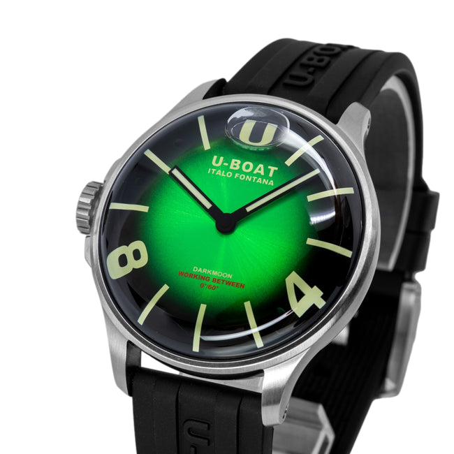 U-Boat Men's 8702/D Darkmoon 44MM Green SS SOLEIL Watch