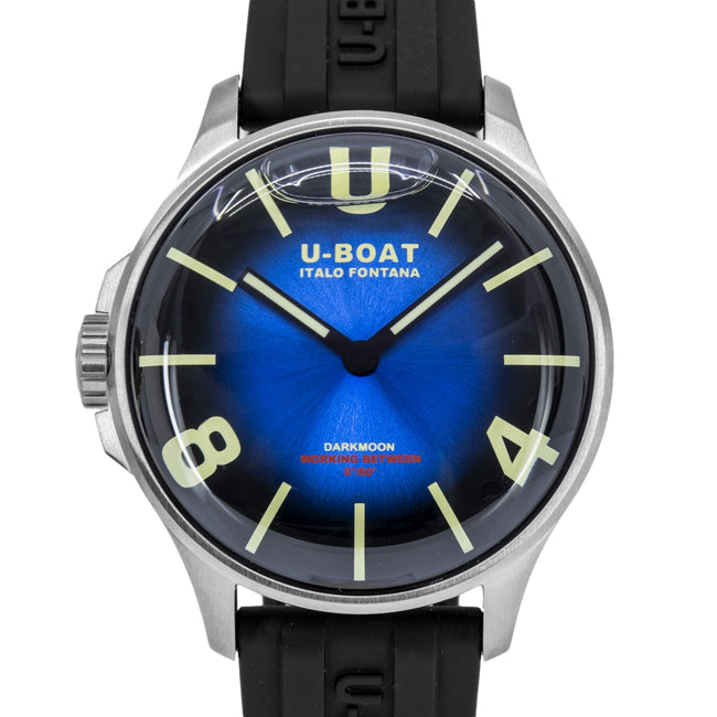 U-Boat Men's 8704/D Darkmoon 44MM Blue SS SOLEIL