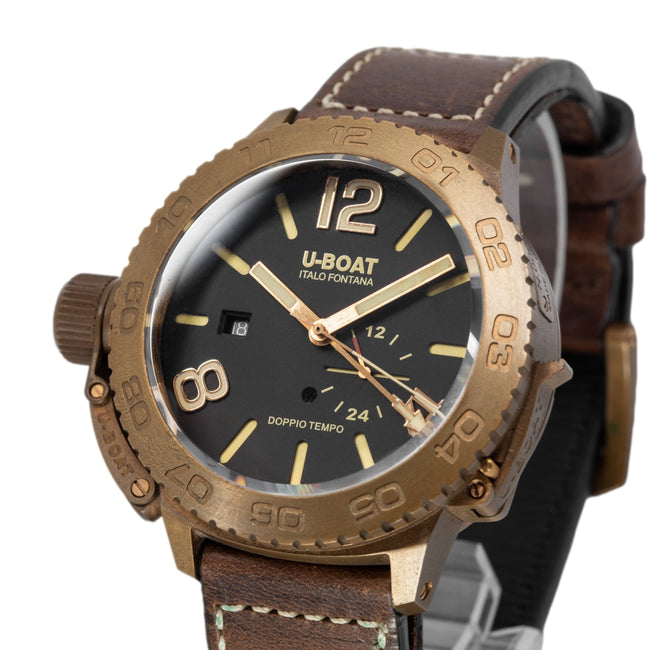 U-Boat Herrenuhr 9009 Deppiotempo Bronze
