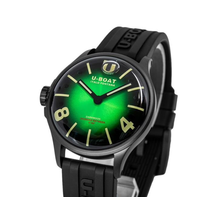 U-Boat 9503/A Darkmoon 40 mm Green PVD Soleil Quartz