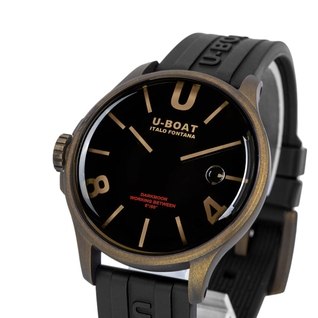 U-Boat Men's 9548 Darkmoon 44 mm Bronze Curved Dial Watch
