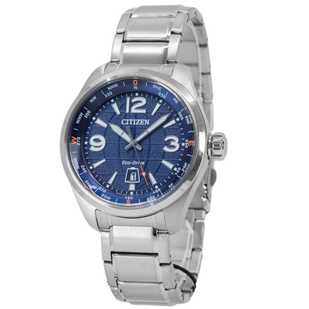 Citizen Orologio Unisex Al Quarzo AW1830-88L: Quadrante Blu Con Cinturino In Acciaio - 3