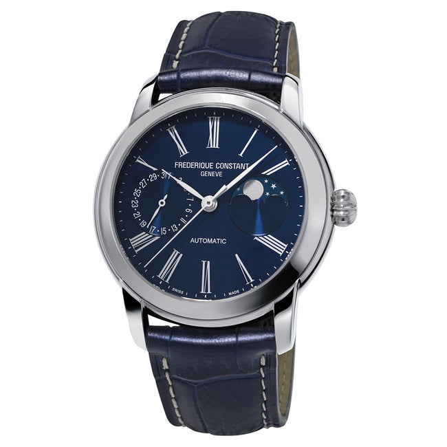 Frederique Constant FC-712MN4H6 Moonphase Blue Watch
