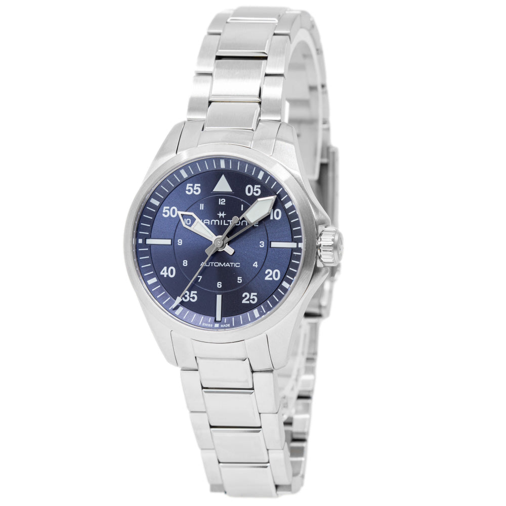 Hamilton khaki blue dial new arrivals