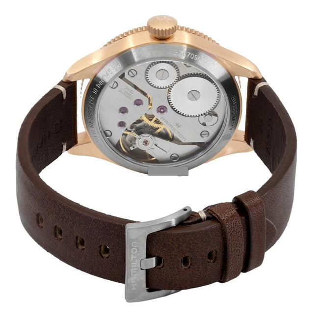 Hamilton H76709530 Khaki Aviation Bronze Manual Winding