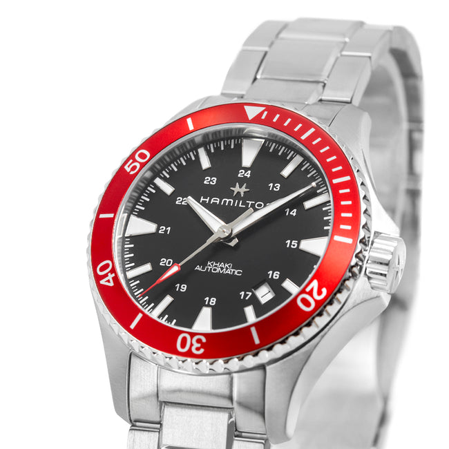 Hamilton Men's H82405130 Khaki Navy Scuba Auto