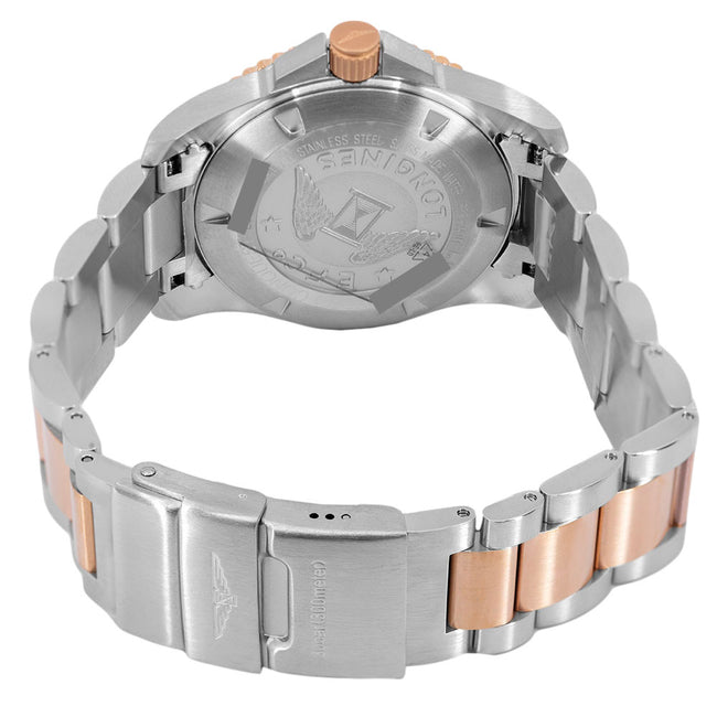 Longines Men's L3.781.3.58.7 Hydroconquest Black Dial Auto