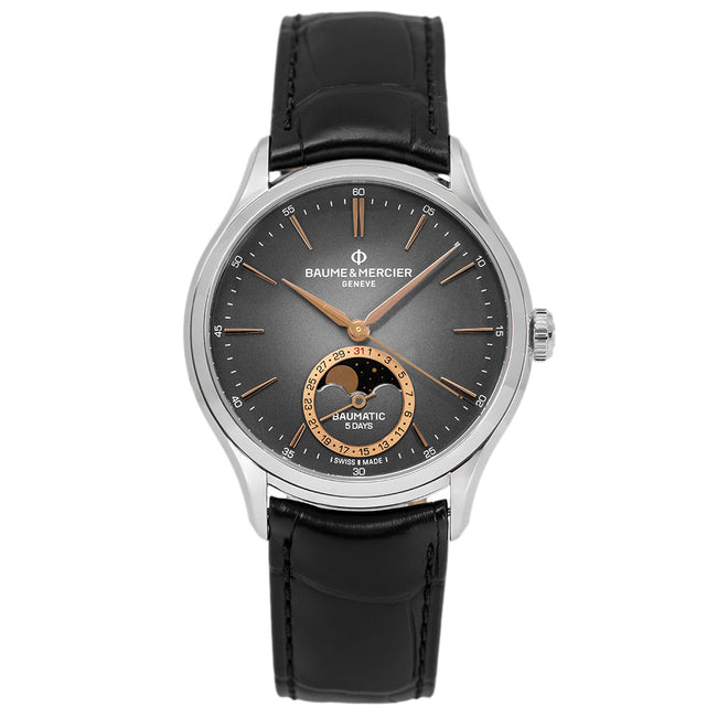 Baume & Mercier Men's M0A10758 Clifton 39mm Moonphase Auto