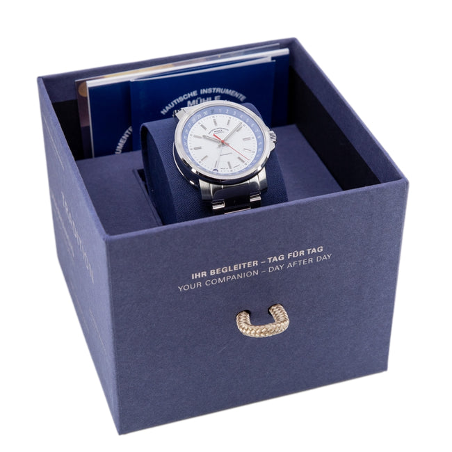 Muhle Glashütte Herrenuhr M1-25-32-MB 29er Zeigerdatum