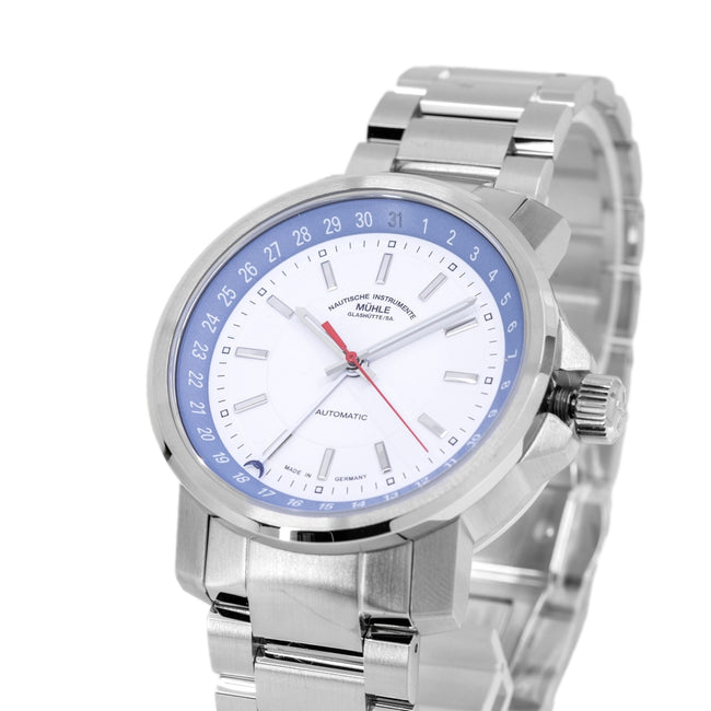 Muhle Glashütte Herrenuhr M1-25-32-MB 29er Zeigerdatum