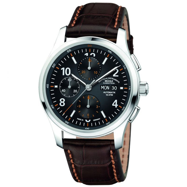 Muhle Glashütte Herren M1-43-06-LB 29er Chronograph Schwarz