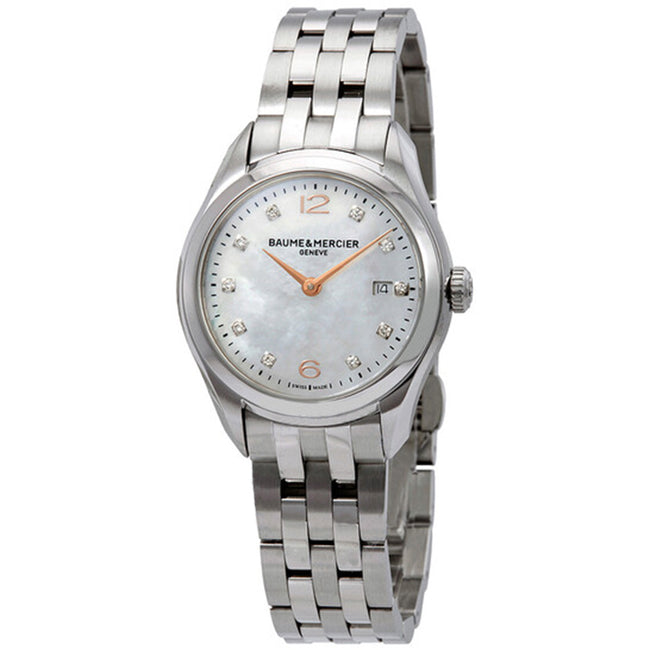 Baume&Mercier Ladies M0A10176 Clifton Diamond Set Watch
