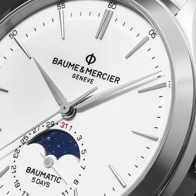 Baume&Mercier Men's 10552 Clifton Baumatic Moon Phase Watch