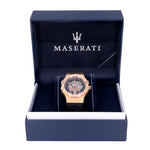 Maserati Herrenuhr R8821108039 Potenza mit skelettiertem Zifferblatt