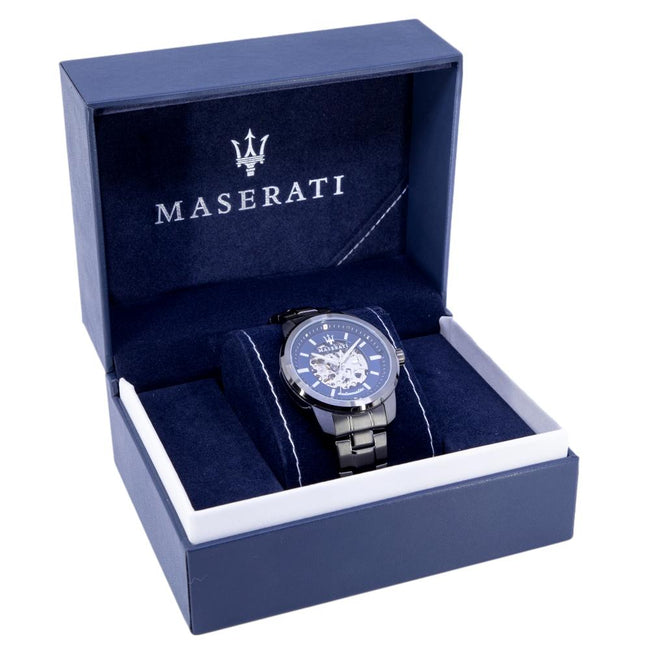 Maserati Herrenuhr R8823121001 Sucesso Blaues Zifferblatt