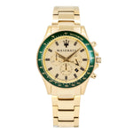 Maserati Herrenuhr R8873640005 SFIDA Goldene Uhr