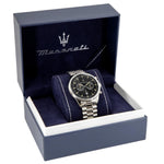 Maserati Mens R8873646004 Tradizione Black Dial Chrono Watch