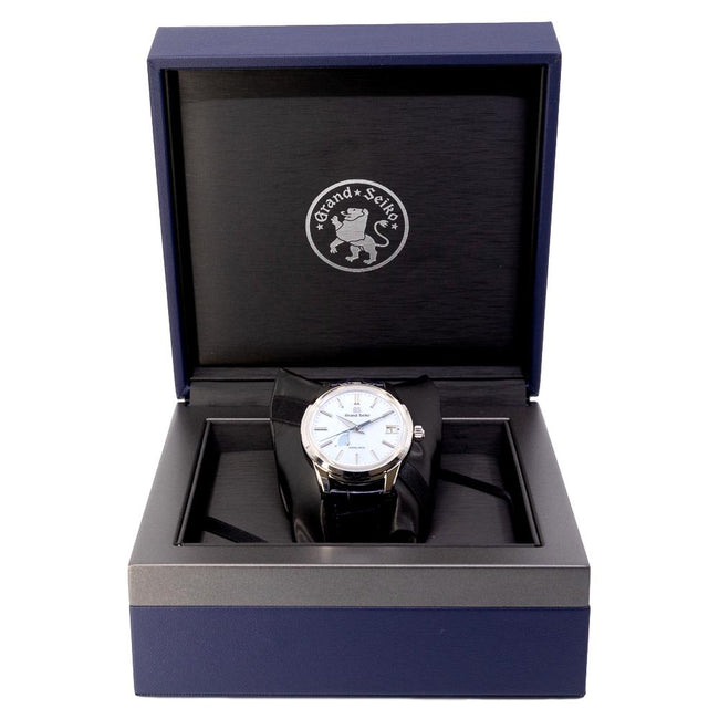 Grand Seiko Herrenuhr SBGA407G Elegance Weißes Zifferblatt