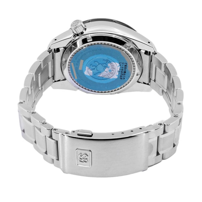 Grand Seiko Herren SBGE253G Sport Schwarzes Zifferblatt GMT Uhr