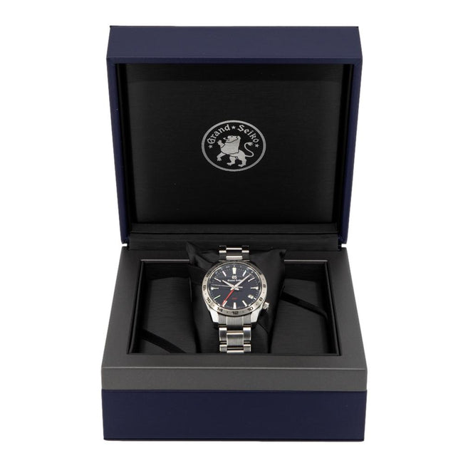 Grand Seiko Men's SBGN029 Sport GMT Blue Dial Watch