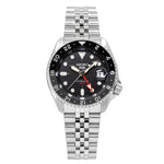 Seiko Men's SSK001K1 Sports Black Dial GMT Watch