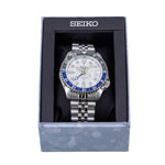 Seiko Men's SSK033K1 5 Sports White Dial Automatic GMT