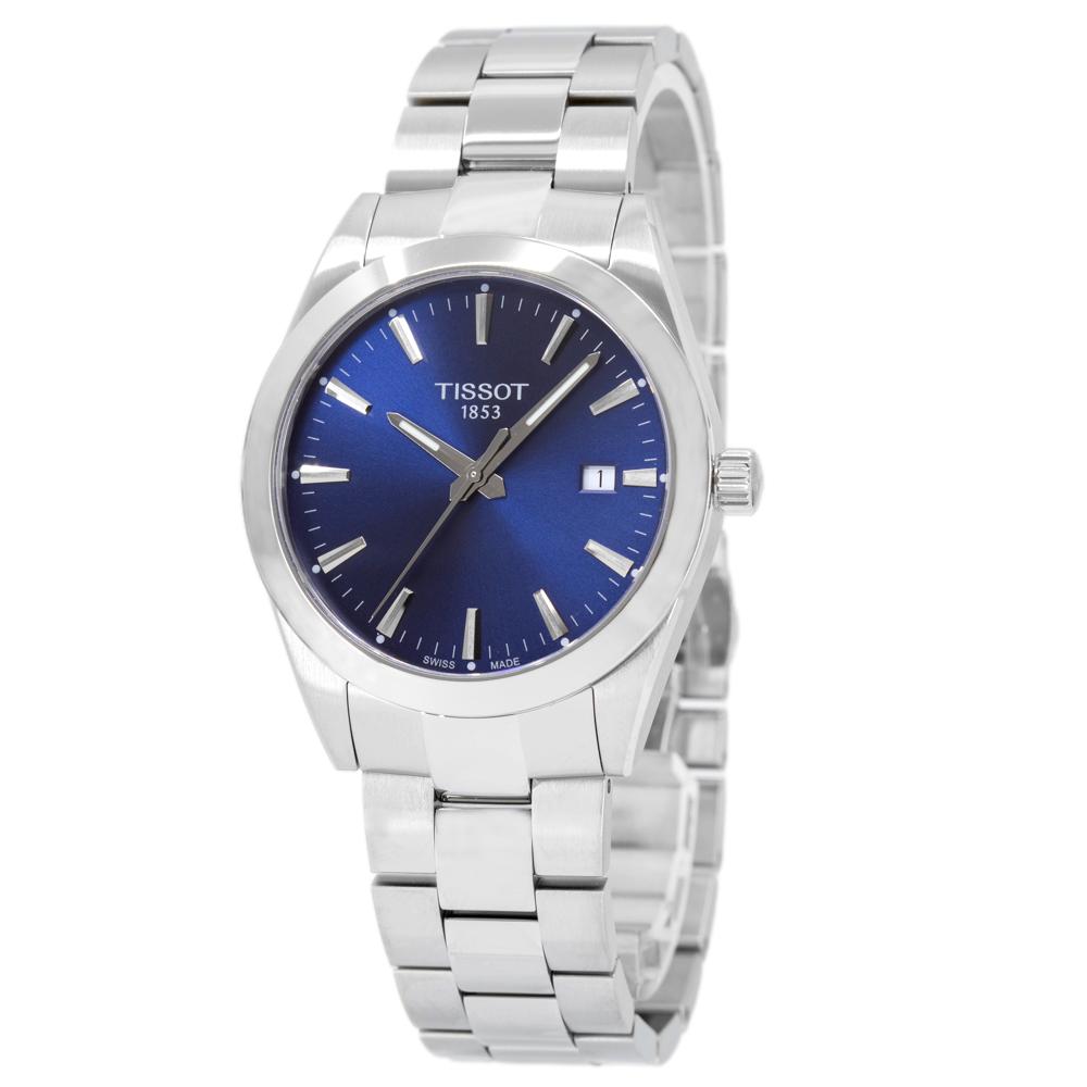 Tissot Men s T127.410.11.041.00 T Classic Blue Dial Watch