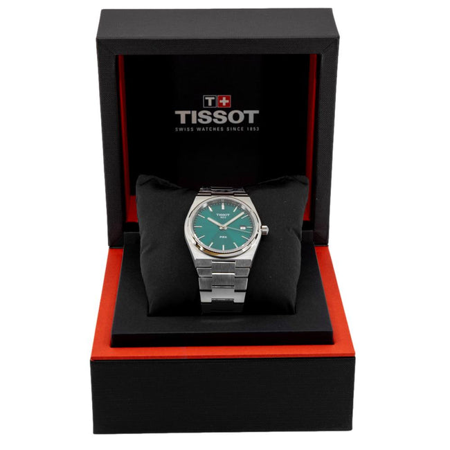 Tissot Men's T137.410.11.091.00 PRX Green Dial Quartz