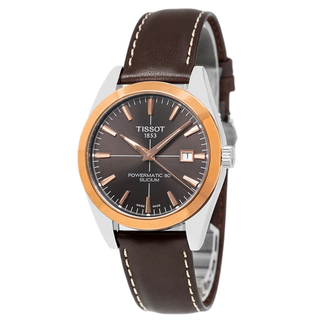 Tissot T927.407.46.291.00 Silicium 18k Gold Bezel Watch