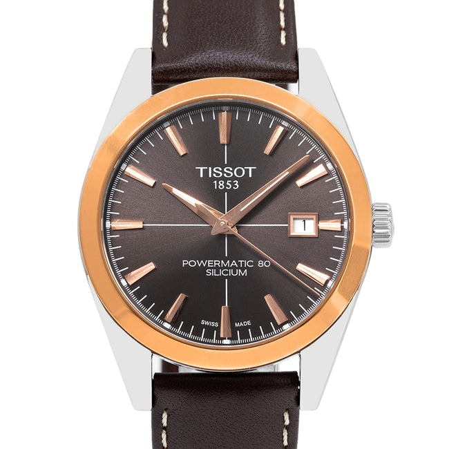 Tissot T927.407.46.291.00 Silicium 18k Gold Bezel Watch