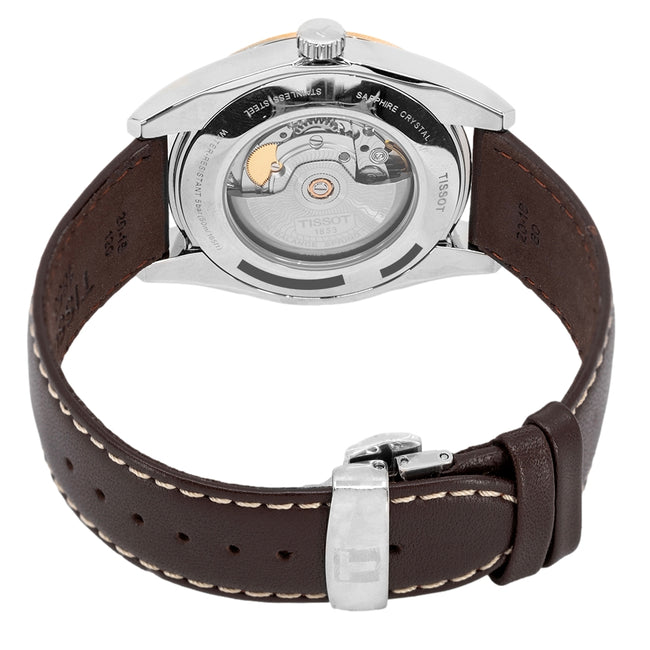 Tissot T927.407.46.291.00 Silicium 18k Gold Bezel Watch