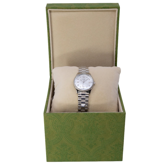 Gucci Women's YA1265064 G-Timeless 29mm Diamonds Quartz